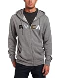 51d7szpmknL. SL160  RVCA Mens Logo Zip Fleece, Grey Noise, Small
