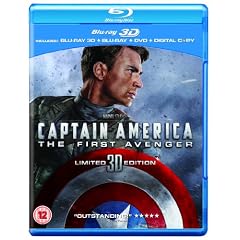 Captain America: The First Avenger (Blu-ray 3D + Blu-ray + DVD + Digital Copy) [2011]