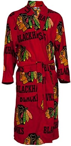 Chicago Blackhawks - Logo All-Over Bathrobe