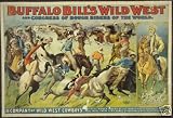 Buffalo Bill Wild West Show Poster 12in x 18in