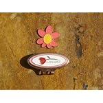 SUMMER FLOWER HAT CLIP / CUSTOM BALL MARKER - NEW
