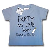 Dirty Fingers  Party my Crib, 2am, Bring a Bottle  Baby & Toddler T-shirt