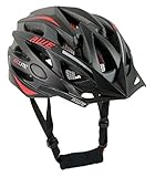 AWE AeroLite Men's Bicycle Helmet - Black/Red, Size 58-61