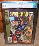 Review Marvel Comics  / CGC Graded 9.2 Marvel Age Spider-Man #1 (Discovery Kids Trading Cards Insert Included)
