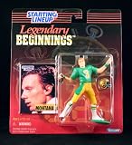 JOE MONTANA / NOTRE DAME FIGHTING IRISH * 1998 TIMELESS LEGENDS LEGENDARY BEGINNINGS Kenner NFL Starting Lineup & Exclusive Collector Trading Card