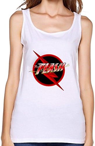 FUSHUO90WTT Women's Flash Logo top Size XXL White