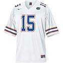 Nike Florida Gators Youth #15 White Replica Football Jersey