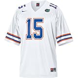 Search : Nike Florida Gators Youth #15 White Replica Football Jersey