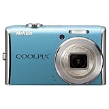 Nikon Coolpix S620 12.2MP Digital Camera with 4x Optical Vibration Reduction (VR) Zoom and 2.7 inch LCD (Sky Blue)