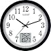 Outdoor Living : La Crosse Technology WT-3132 Atomic Dial Face Wall Clock with Digital