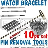 FreeLogix - 10 Piece Watch Tool Set (Watch link remover adjuster tools)