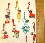 Vintage 1980's Plastic Clipon Charms
