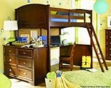 Lea Furniture - Lea Youth Furniture Deer Run Loft Bed (Brown Cherry)