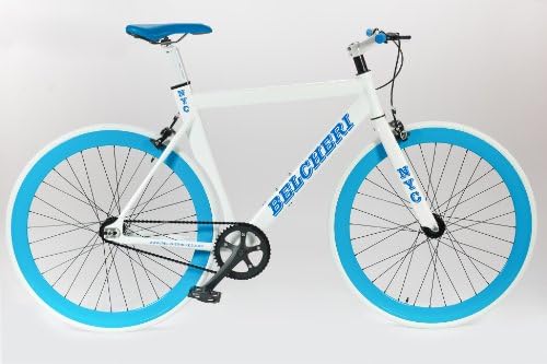 Belcheri NYC Fixed Gear Bicycle,alloy Frame Blue 56 cm