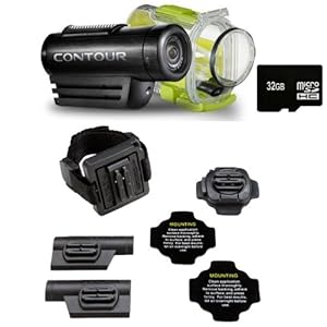 ContourROAM Hands-free Waterproof Camcorder + 32GB Ultra High Speed Memory Bundle