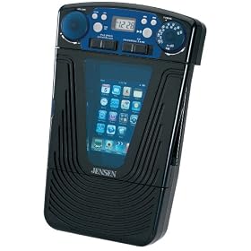 Jensen JISS-85 iPod MP3 Docking AM FM Shower Radio Stereo w LCD Clock by Jensen