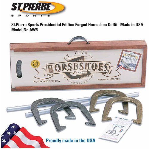 St. Pierre American Presidential Edition Horseshoes Set