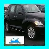 2000-2005 CHRYSLER PT CRUISER CHROME ROCKER TRIM MOLDINGS 2PC 2001 2002 2003 2004 00... 