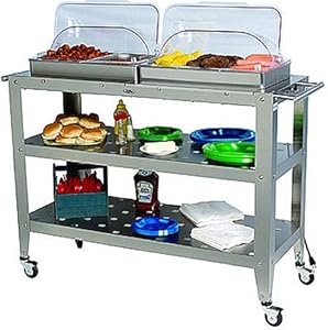Broil King Grand Buffet Warming Kitchen Cart Rolling Top Wbc5rt