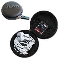 Earbuds Travel Case for JLab JBuds, Black