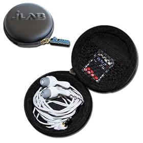 Earbuds Travel Case for JLab JBuds, Black by JLAB