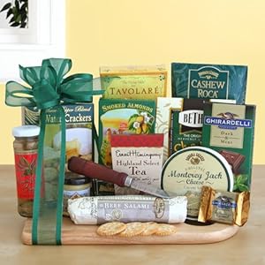 Gift Baskets Meat  Cheese on Ultimate Meat And Cheese Gift Basket   The Deluxe Meat And Cheese