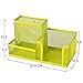 Homecube Space Saving Mesh Office Supplies Desk Organizers/Pen Holder/Cell Phone Holder/Cosmetic Holder 3 Sorter Sections