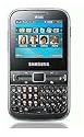 Samsung C3222 Ch@t Dual SIM Unlocked GSM Phone with QWERTY Keypad, 1.3 MP Camera, FM Radio and Bluetooth - Unlocked Phone - No Warranty - Black