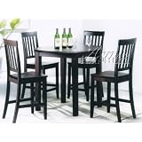 Martin 5 Piece Counter Height Dining Table Set By Acme Furniture