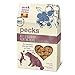 The Honest Kitchen Pecks Grain Free Dog Treats - Natural Hand-Baked Beef and Blueberry Dog Treat Cookies 8 oz