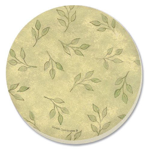 Corelle Heirloom Bloom Absorbent Stone Coaster, 4 Pack 51d8SKtY6fL Corelle Heirloom Bloom Absorbent Stone Coaster, 4 Pack