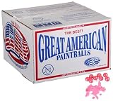 Great American Paintballs Standard Paintballs - 2000 Rounds - Pink Fill