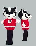 Wisconsin Badgers Collegiate Mascot Plush Fur Golf Club Head Cover from Datrek International