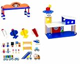 Santoys - Wooden Toys - Airport with Hangar, Planes, Vehicles & Figures without Board (95332)IMAGE