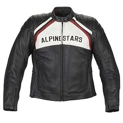Alpinestars Stella Six 3 Women's Leather On-Road Motorcycle Jacket - Black/White