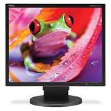 NEC MultiSync EA191M-BK 19 LCD Monitor DVI VGA 25ms Pivot Swivel & Height Adjustable 250 cd/m2 1500:1 Built-in Speakers