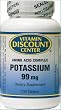 Potassium 99 mg by Vitamin Discount Center 100 Tablets