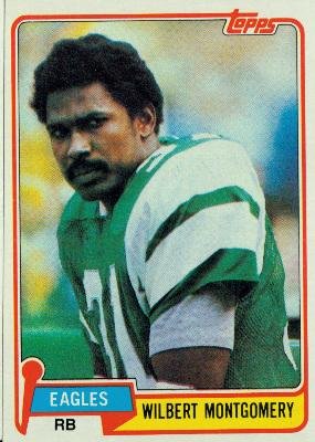 1981 Topps #295 Wilbert Montgomery - Philadelphia Eagles (Football Cards)