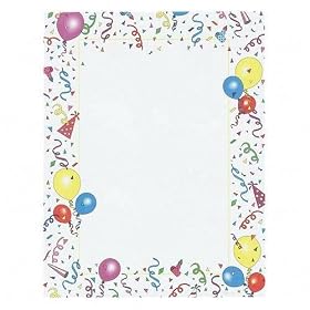 Geographics(R) Party Design Paper, 8 1 2in. x 11in., Pack Of 100 by Geographics