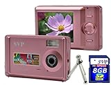 Photo : SVP Xhtinn-1056Pk 10MP Max. Digital Camera with 2.5' LCD (SVP 8GB SDHC Memory Card & Tripod Included)