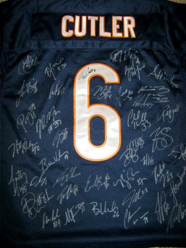 Chicago Bears Jay Cutler Team Autographed / Signed Football Jersey
