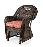 Prospect Hill American-Made Weather-Resistant Outdoor Chair Glider Cushion in Birch