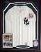 Joe Dimaggio Autographed / Signed Framed New York Yankees Jersey w/ Unsigned 8x10 Photo