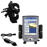Asus MyPal A730w Auto Vent Holder with Car Charger - Uses Gomadic TipExchange