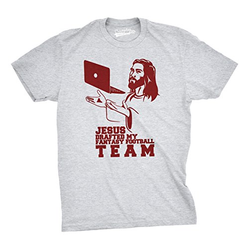 Jesus Drafted My Fantasy Football Team Funny T Shirt