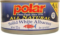 MW Polar All Natural Solid White Albacore Tuna, 12-Ounce Cans (Pack of 12)