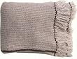 Alpaca Natural Fiber Artisan Handmade Quilt - Oatmeal & Chocolate (Queen/full...