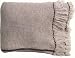 Alpaca Natural Fiber Artisan Handmade Quilt - Oatmeal & Chocolate (Queen/full...