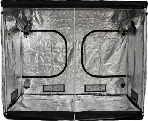 Geneva Barns GB75DW Reflective Hydroponic Grow Tent with D-Zipper, 96" Wide x 48" Deep x 78" High
