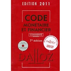 Code mon�taire et financier (1C�d�rom)